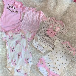 5pk - 3-6 month Gerber short sleeve shirt